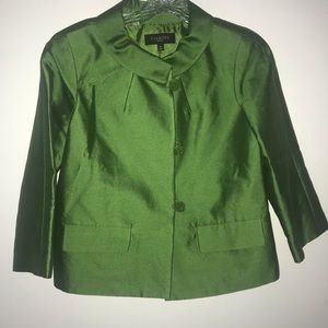TALBOTS green pea coat